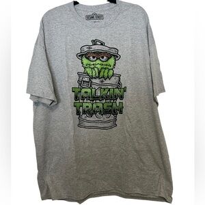 MAD Engine Sesame Street Oscar the Grouch "Talkin' Trash" T-shirt Size XXL